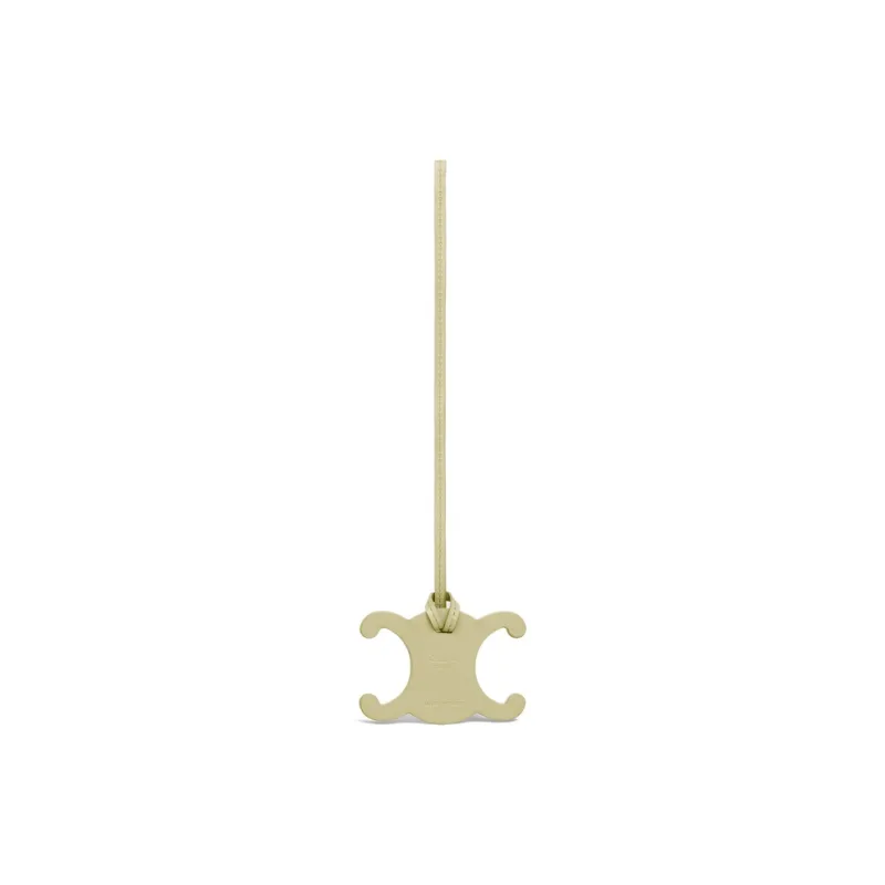 CELINE Triomphe Keyring Charm In Smooth Calfskin-1