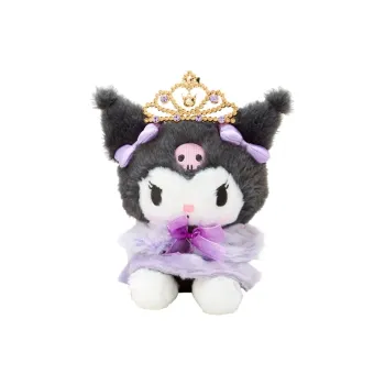 Sanrio Kuromi Tokikiku Tiara Crown Plush With Box Dolls Plush Doll 21cm Height