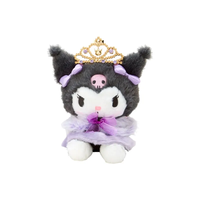 Sanrio Kuromi Tokikiku Tiara Crown Plush With Box Dolls Plush Doll 21cm Height-0