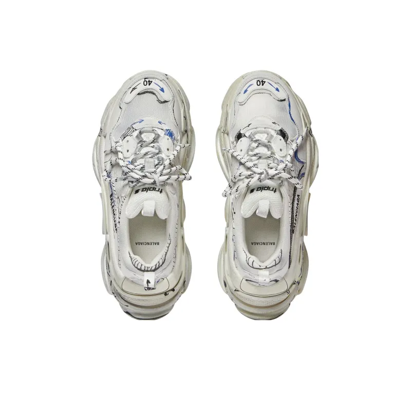 Balenciaga Triple S 'White'-5