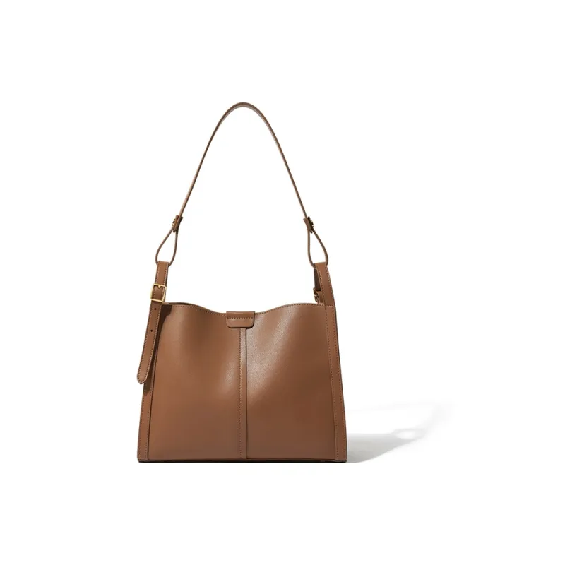 RED DRAGONFLY Cow Leather Tote Bag, Shopping Bag, Crossbody Bag, Shoulder Bag Regular Women's Brown-3
