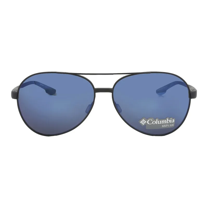 Columbia Metal Aviator Sunglasses Unisex Black-1
