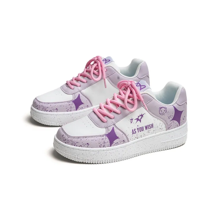MIIOW Trend Party Series Anti-Slip And Wear-Resistant Height Increasing Coverage Low-Top Skateboard Shoes Unisex-32