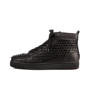 Christian Louboutin Spikes High Black