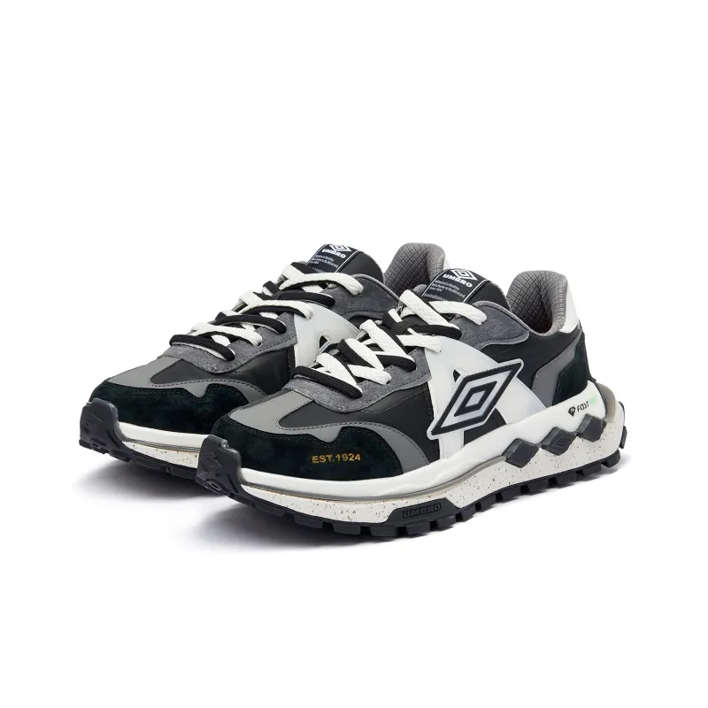 Umbro Slip Resistant, Abrasion Resistant, Coverage, Support, Rebound Low Top Casual Shoes Men's Black Gray White-2