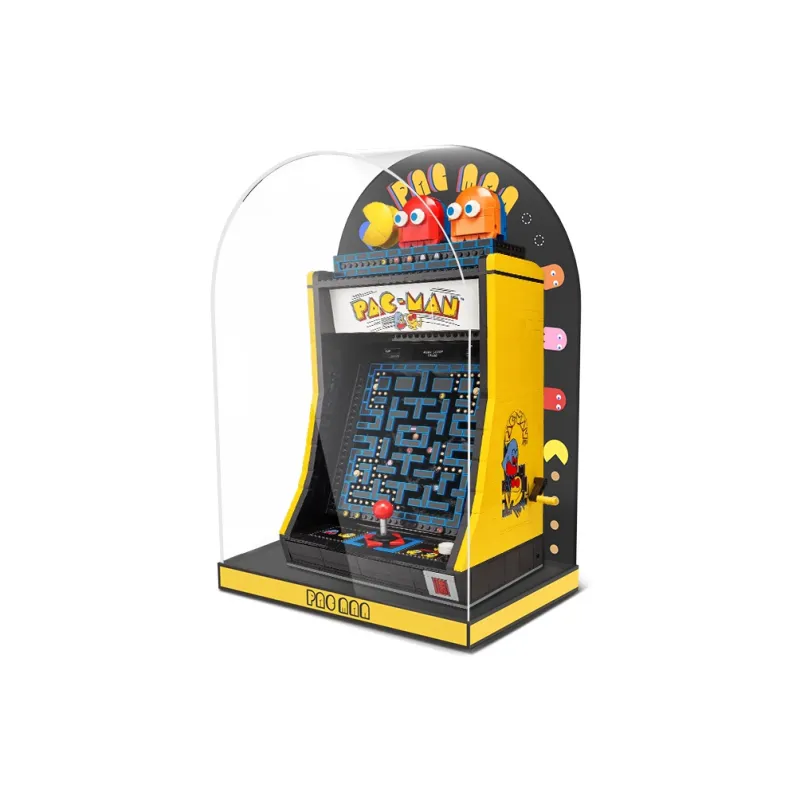 LIGHT YOUR BRICKS LeiYiBai Compatibility Building Block 10323 Pac-Man Arcade Game Display Case Model Accessories-0