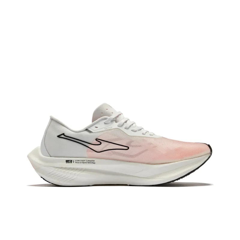Erke Zhijing 2.0 Cushioning, Wear Resistant Low Top Marathon Sprint Running Shoes Men's Swan Color-1