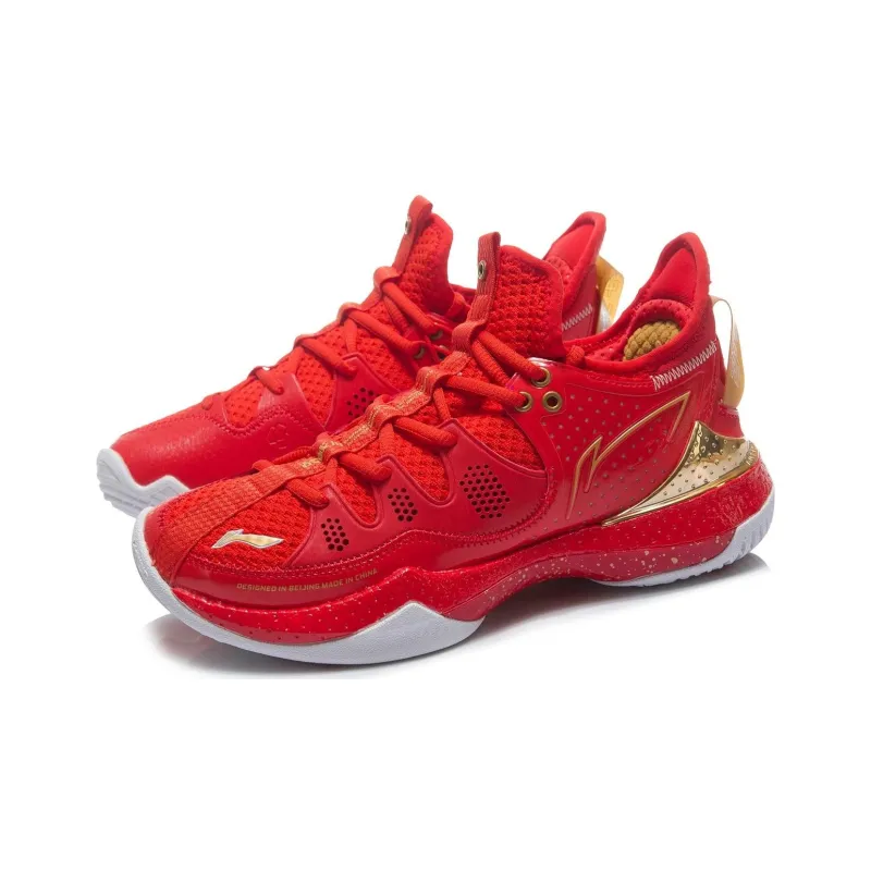 LINING Halberd 3 'Fire Red' Women's-2