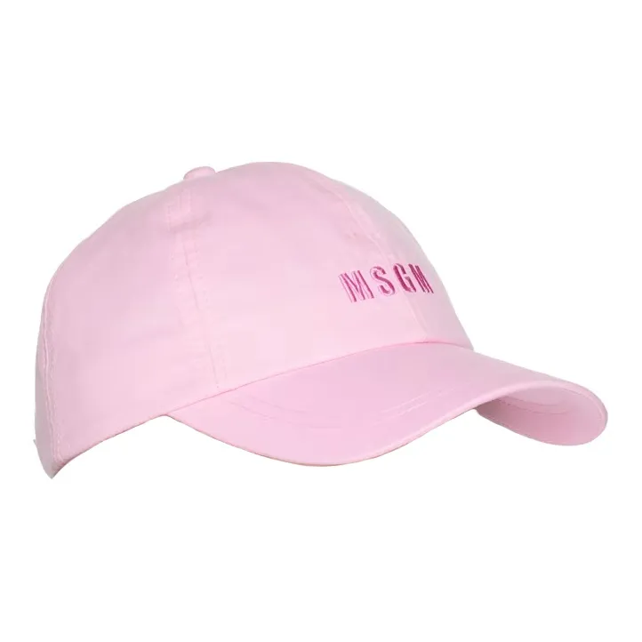 Vetements Cotton-Polyester Blend Baseball Caps Kids' Pink-0