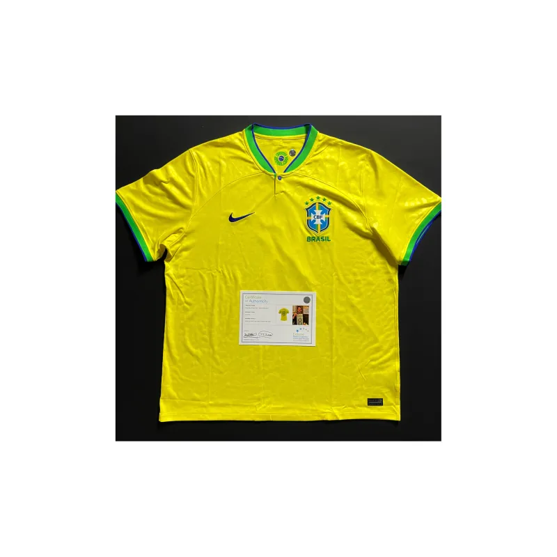 EM Kaká Brazil 2022 2023 Jersey Includes Certification Certificate, Framing Not Included-2