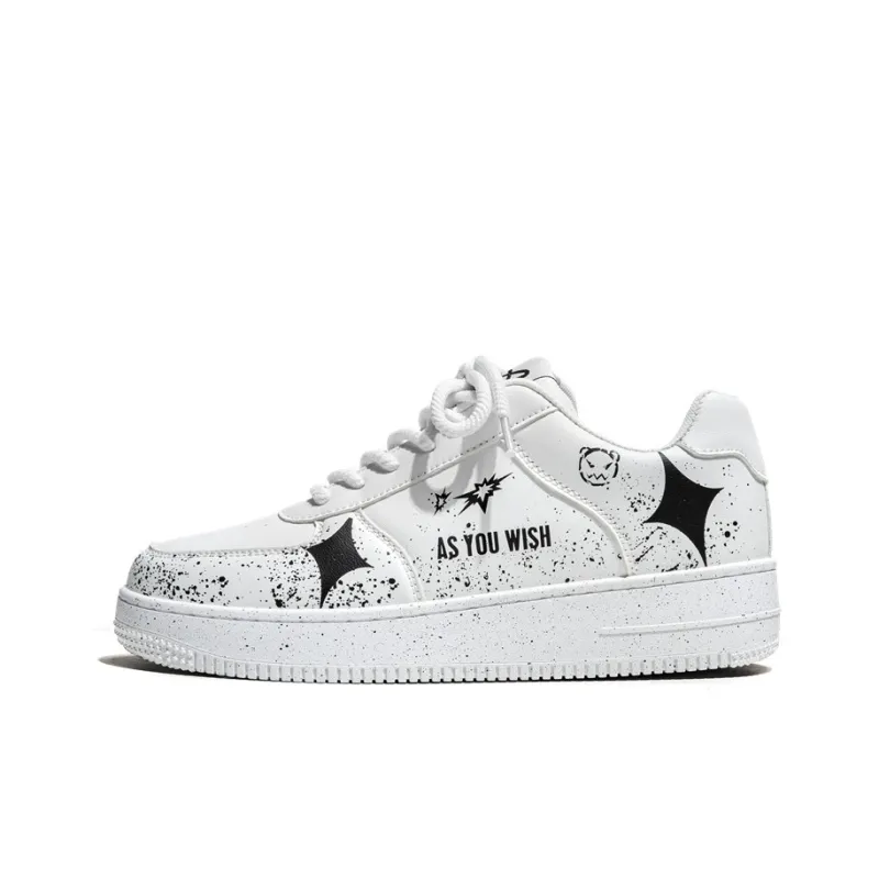 MIIOW Trend Party Series Anti-Slip And Wear-Resistant Height Increasing Coverage Low-Top Skateboard Shoes Unisex-1