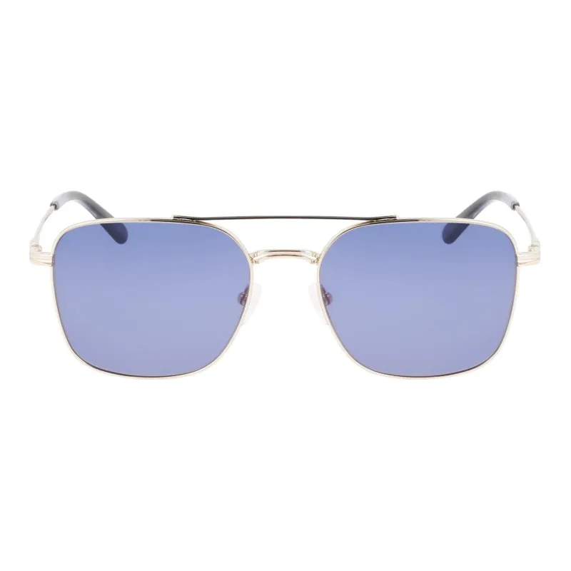 CK/Calvin Klein Metal Aviator Sunglasses Men's Gold-1