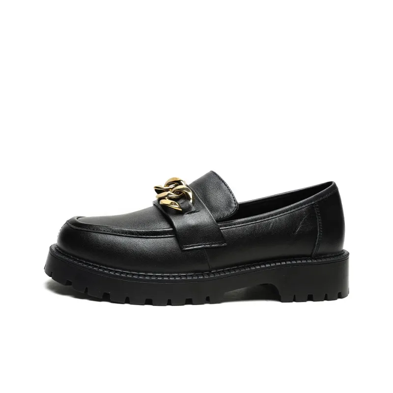 Mulinsen Ballet Flats Loafers 3.7cm Women's Black-0