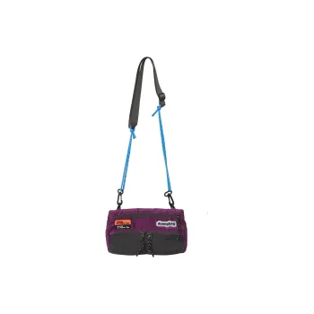 NIGEER Nylon Crossbody Bag Sling Bag Cell Phone Pouch Medium Size Unisex Purple/Blue/Black