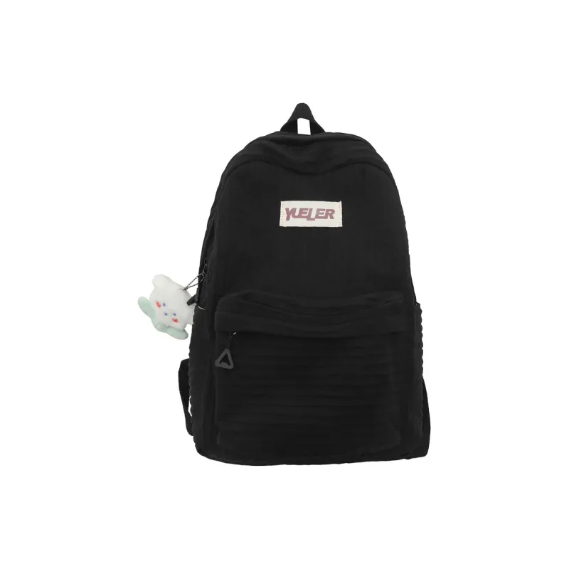 OUZIHUANG Nylon Backpack Large Size Unisex Black/White/Yellow/Green/Pink/Blue-2