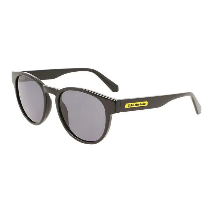 CK/Calvin Klein Polycarbonate Irregular Shape Sunglasses Unisex Black-0