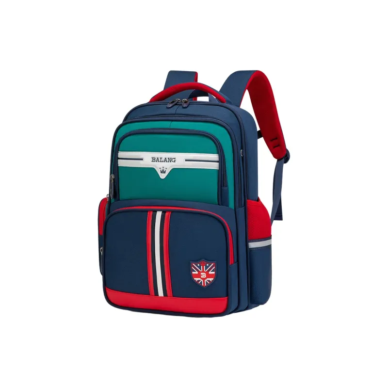 BALANG Nylon Oxford Cloth Backpack Large Size Men's Royal Blue Green-3