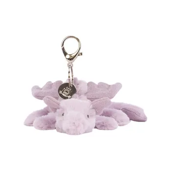 JELLYCAT Lavender Dragon Bag Charm