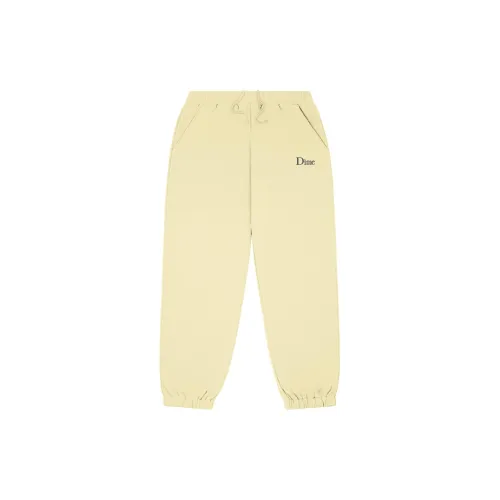 Dime Casual Pants Unisex Lemon