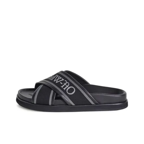 OFF WHITE Cloud Criss cross Strap Slides