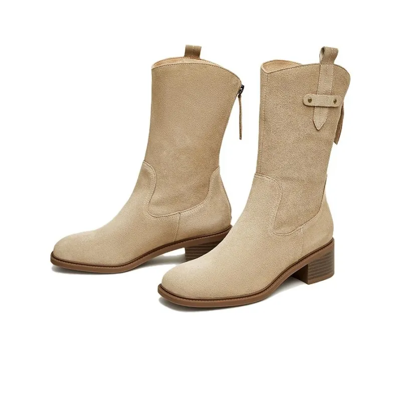 BATA Knee-high Boots 4.5cm Women's-2