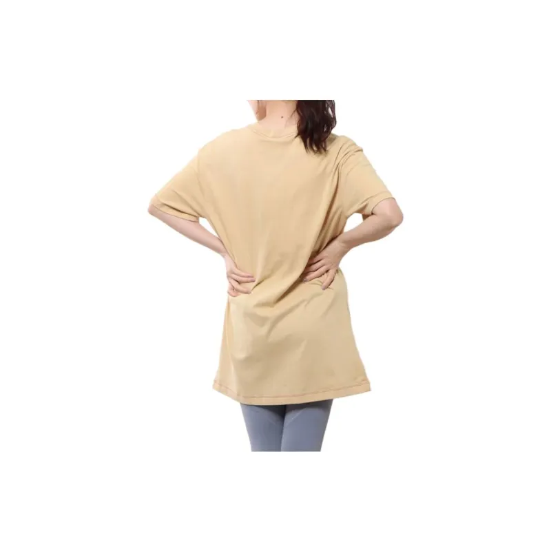 Nike T Shirts Women's Beige-2