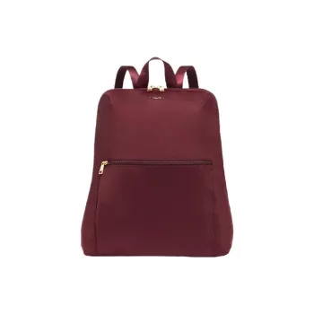 TUMI Voyageur Nylon Backpack Women's Red