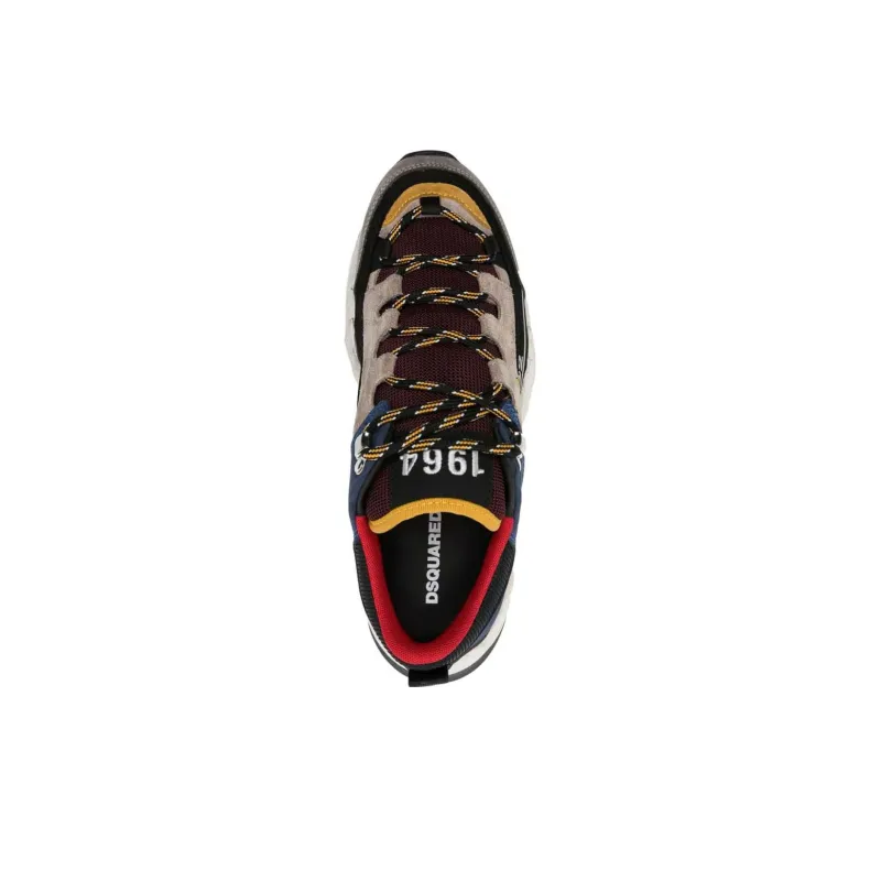 DSQUARED 2 Panelled Lace Up Sneakers-3