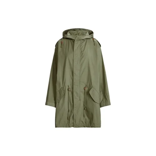 Polo Ralph Lauren Trench Coats Women's Green