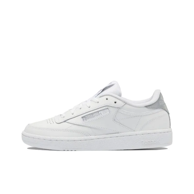 Reebok Club C 85 Low-Top Skateboard Shoes Women's White Gray-0