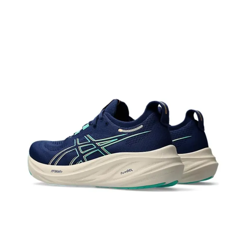 Asics Gel Nimbus 26 Blue Expanse Aurora Green Women's-2