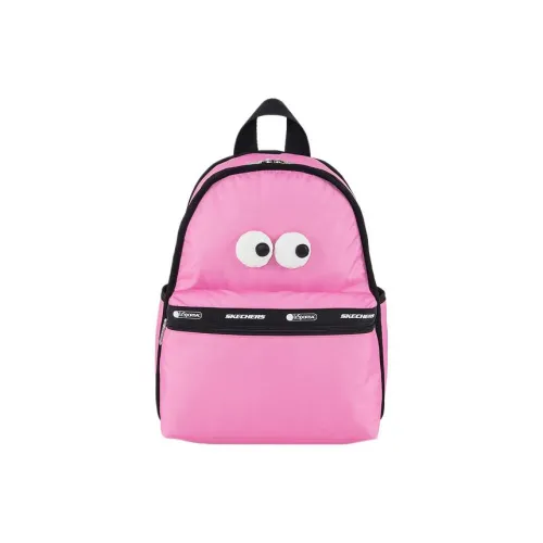 Skechers LeSportsac Collaboration Fabric Backpack Regular Unisex Light Lotus Red