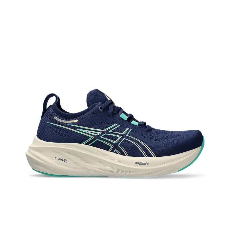 Asics Gel Nimbus 26 Wide 'French Blue Electric Lime' Women's-1