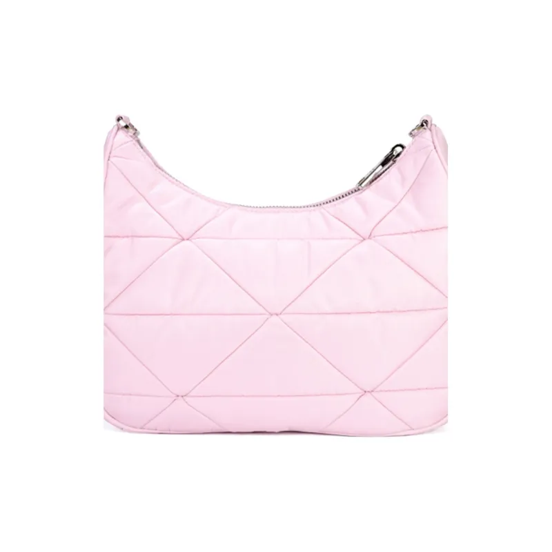 PRADA Nylon Shoulder Bag Crossbody Bag Women's Pink-5