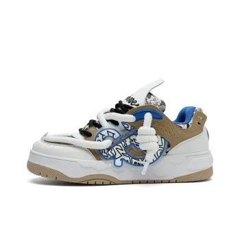 Isolated Manufacturing Cushioning Coverage Wear-Resistant Slip-Resistant Low-Top Skateboard Shoes Unisex