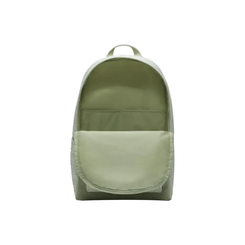 Nike Polyester Backpack Unisex Creamy Pink With Oil Green Accents-3