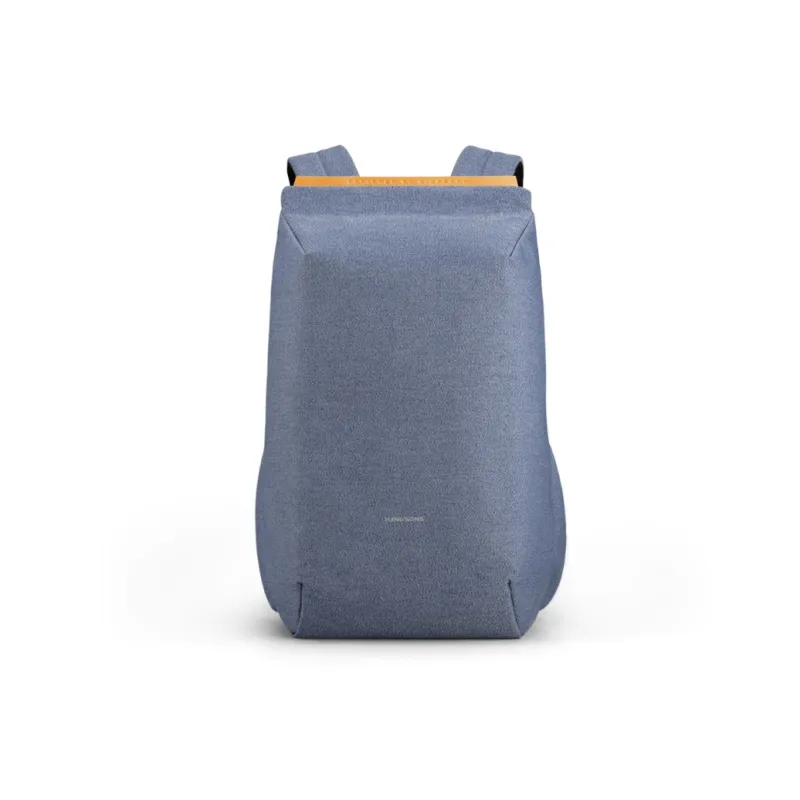 KINGSONS Polyester Backpack Medium Size Men's Dark Gray/Light Blue/Light Gray-3