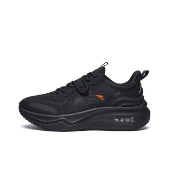 Kinglake Abrasion Resistant Low Top Running Shoes Unisex Black