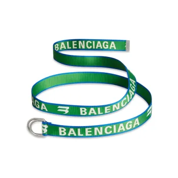 Balenciaga Polyester Belt Men's Green Width 3.6cm