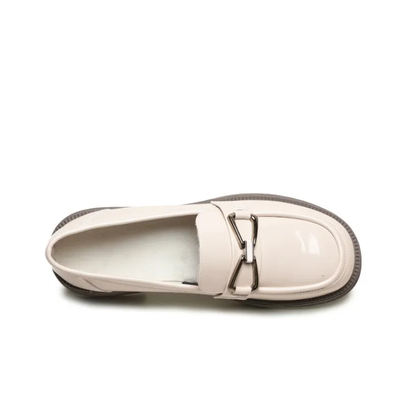 Mulinsen Loafers Women's Low Top Black/Beige-10