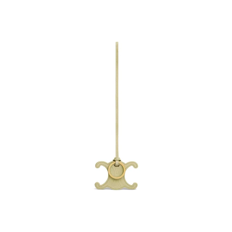 CELINE Triomphe Keyring Charm In Smooth Calfskin-0
