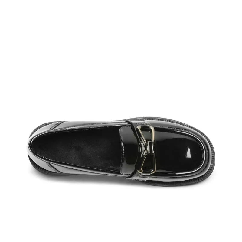 Mulinsen Loafers Women's Low Top Black/Beige-3