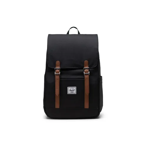 Herschel Recycled Material Backpack Medium Size Unisex Black