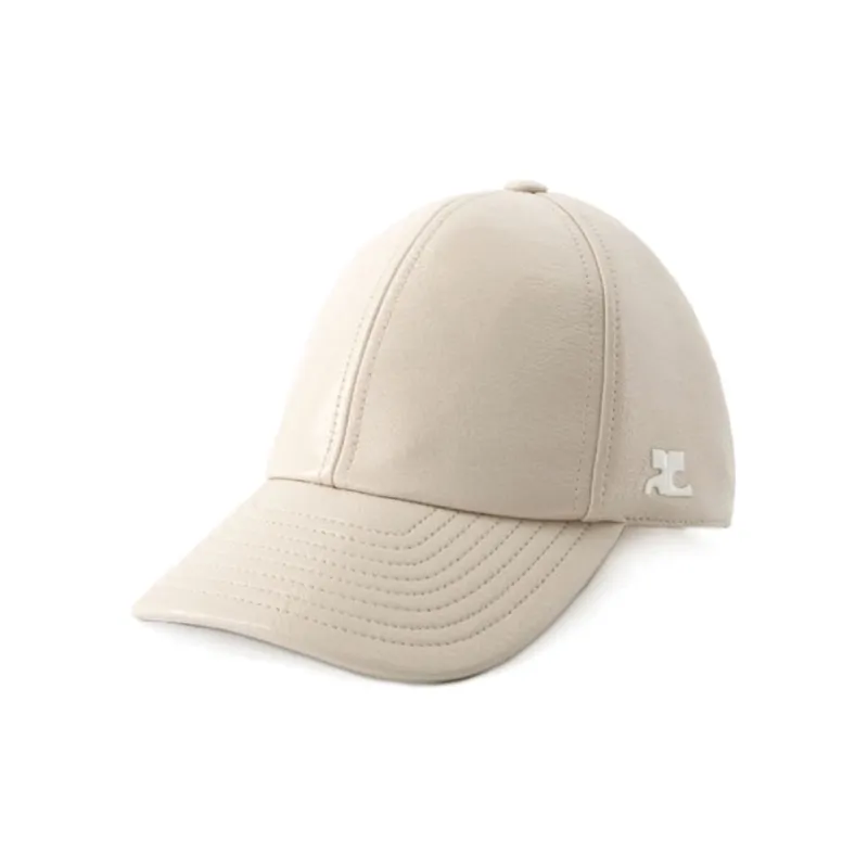COURREGES Logo-embroidered Patent Cap-0