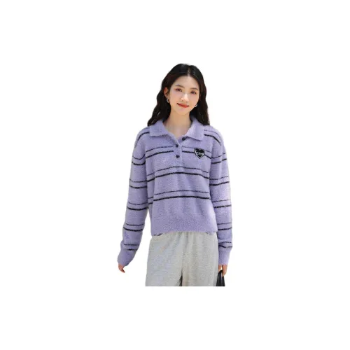 Duoyi Knitwear Women's Monet Purple