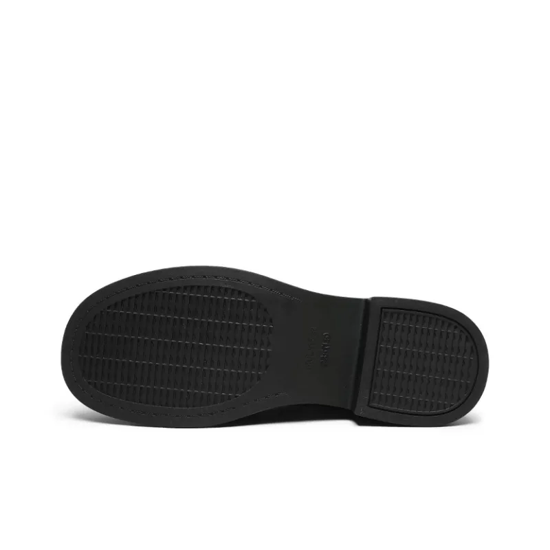 Mulinsen Loafers Women's Low Top Black/Beige-4