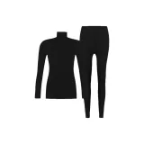Mini Turtleneck-Black Truffle Clothing Sets, Temperature-Regulating Turtleneck