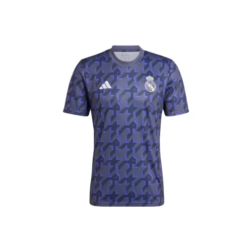 Adidas Real Madrid Soccer Jerseys Men Dark Navy Blue