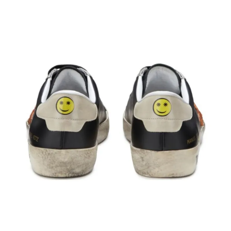 MANUEL RITZ Low-Top Skateboard Shoes Men's Black-3