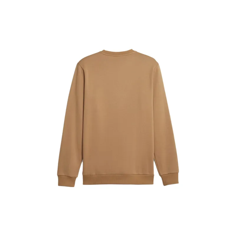 PUMA Sweat À Col Rond Essentials Small Logo Homme Sweatshirt Men's Khaki-1